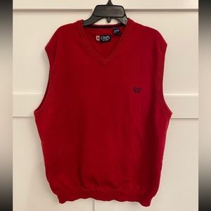 Red Chaps lightweight‎ sweater vest size Large